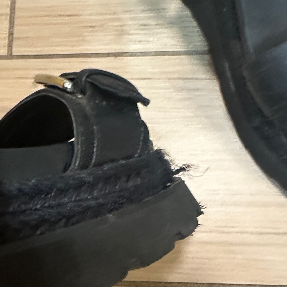 Madden Girl Black Platform Sandals - Picture 2 of 7